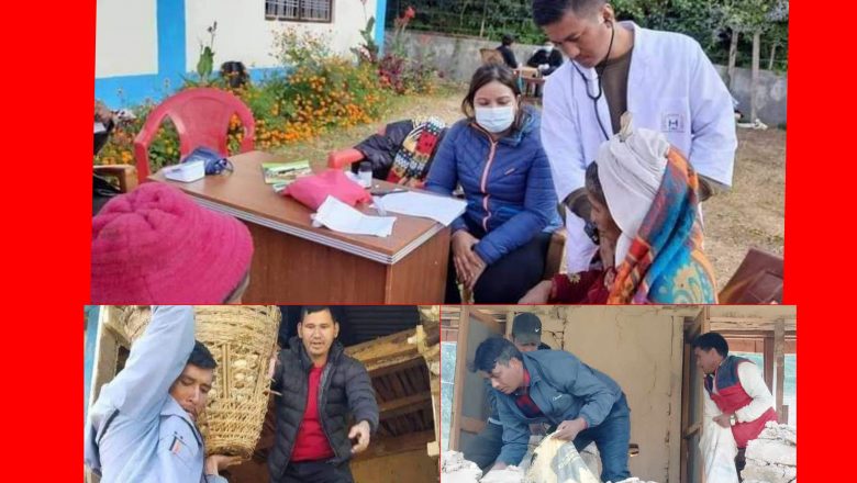 नेकपा जाजरकोट, भुकम्प प्रभावित क्षेत्रमा प्राथमिक उपचार र उद्धारका काम तिब्रता दिदै