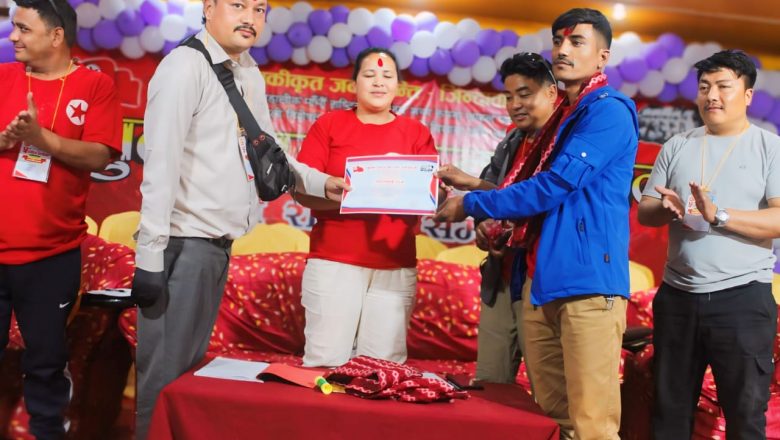 युवा संगठन नेपालद्वारा जाजरकोटका गाेबिन्द चन्द सम्मानित