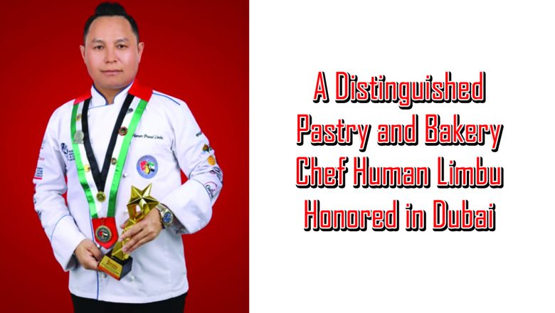 A Distinguished Pastry and Bakery Chef Human Limbu Honored in Dubai