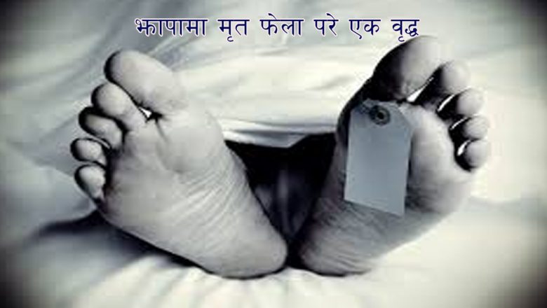 झापामा मृत फेला परे एक वृद्ध