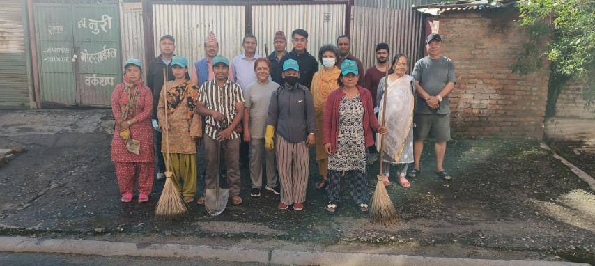 ईच्छुमती मार्ग सरसफाई कार्यक्रम सम्पन्न