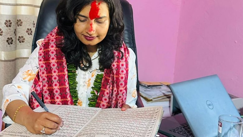 कृषि बिकास कार्यलय जाजरकोटकाे प्रमुख विद्या गाैतम