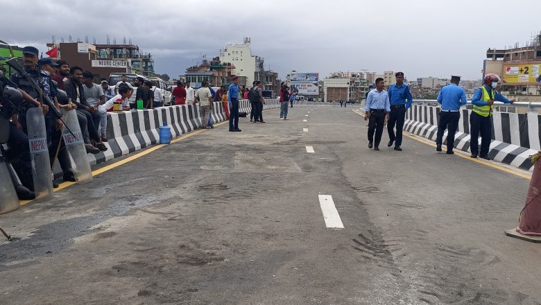काठमाडौं-चक्रपथ कलंकी काेटेश्वर खण्डको नव निर्मित ग्वार्काे फ्लाई ओभर उद्घाटन