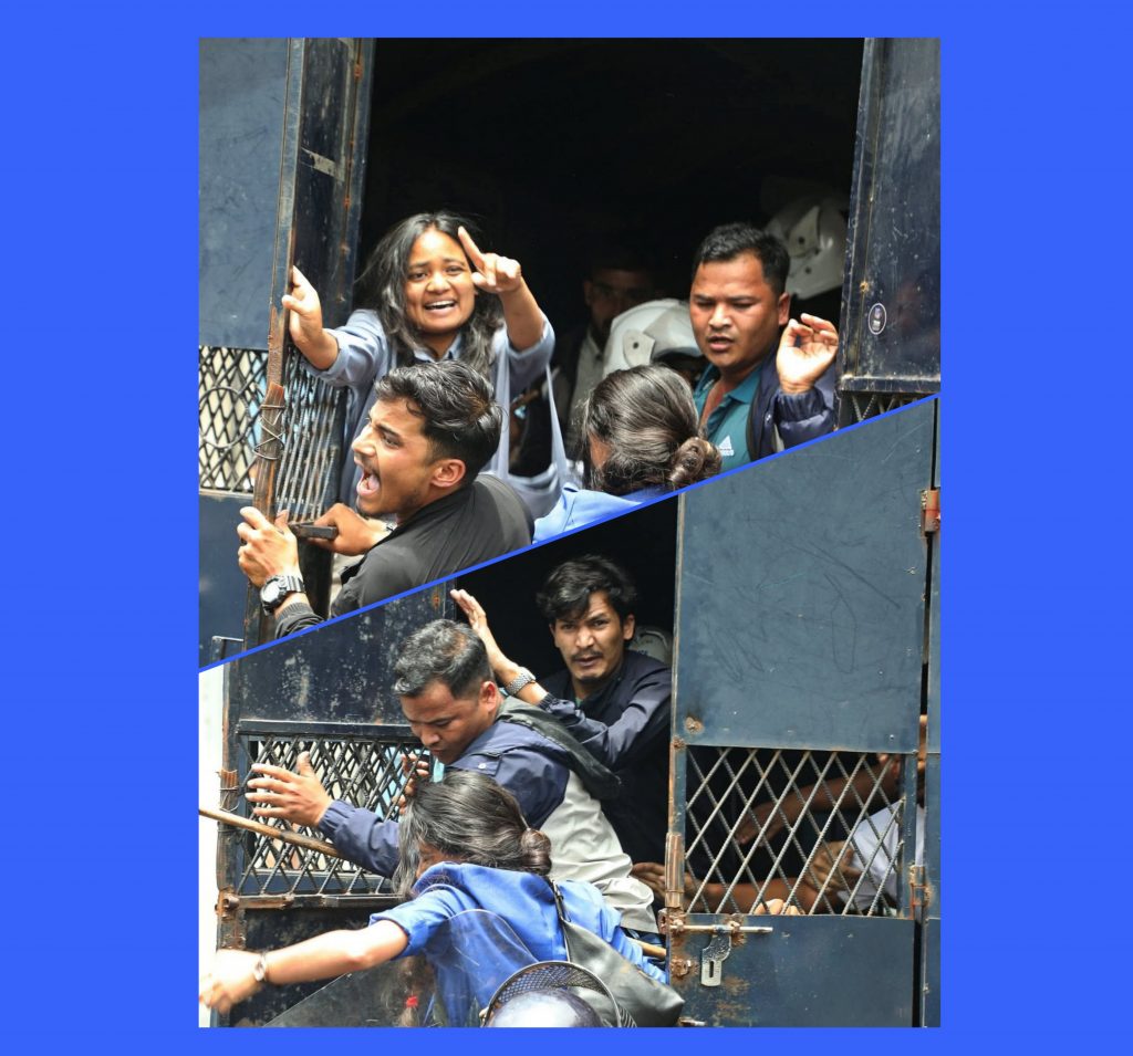 नेकपा बहुमत निकट बिद्यार्थी संगठनका उपाध्यक्ष  रुपा बुढा लगायत १० जनालाई प्रहरीले गिरफ्तार गरेकाे छ