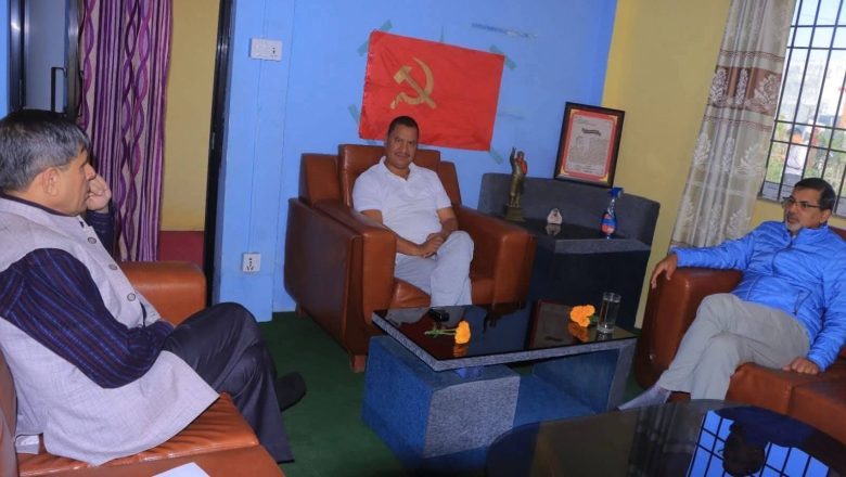 विप्लव, शर्मा र भुषाल विच राजनीति सहकार्य गर्ने बारे छलफल