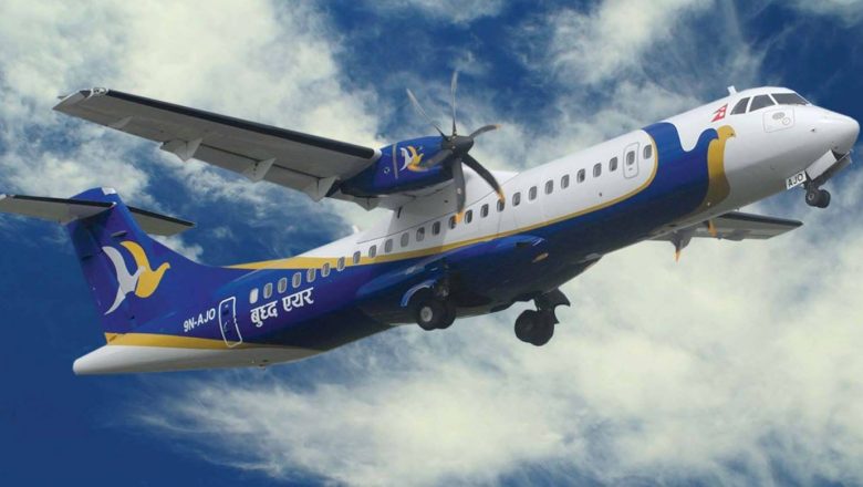 काठमाडौंबाट पाेखरा उडेको बुद्धएयरकाे विमानमा चरा ठाेक्कियाे