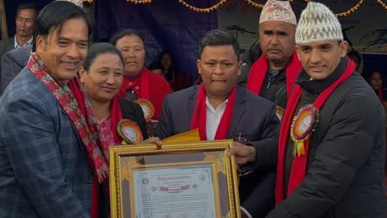 सिन्धुपाल्चोकमा तेक्वान्दो प्रशिक्षक प्रेमबहादुर भण्डारी नगदसहित सम्मानित