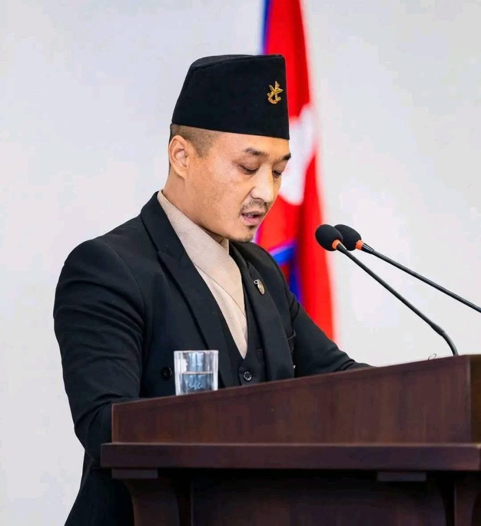 गृहमन्त्री सुदन गुरुङले राजिनामा दिएका छन